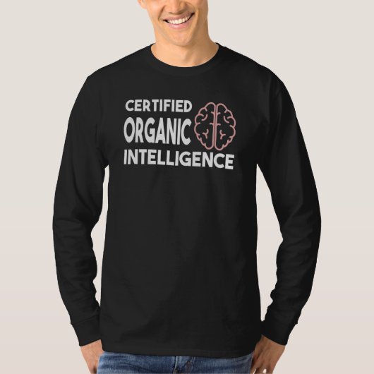 Science認定オーガニック情報A I Tシャツ (正面)