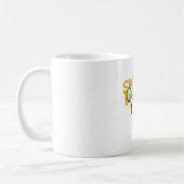 Science おもしろい Bee Mug - "Studing the Buzz-ness" コーヒーマグカップ (左)
