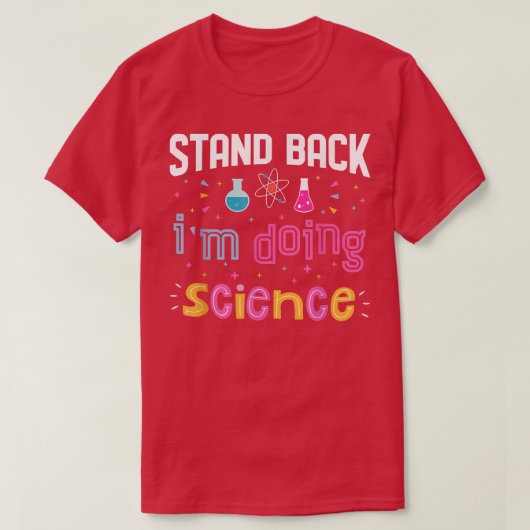 Science おもしろい Lover Chemistry Scを担当 Tシャツ (デザイン正面)