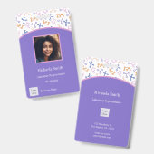 Science 企業の Employeeの写真 バッジ (正面＆裏面)