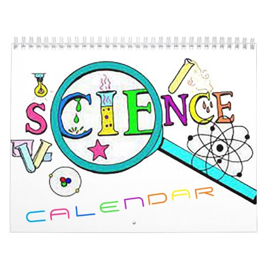 Science 12 Mo./Two Page Medium Calendar カレンダー (カバー)