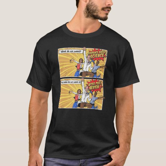 Science After Peer Review  Science Tシャツ (正面)