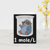 Science & Technology Funny Chemistry 1 Mole L カード (黄色い花)