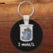 Science &amp; Technology Funny Chemistry 1 Mole L  キーホルダー (正面)