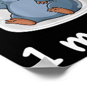 Science &amp; Technology Funny Chemistry 1 Mole L  ポスター (角)