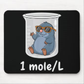 Science &amp; Technology Funny Chemistry 1 Mole L  マウスパッド (正面)