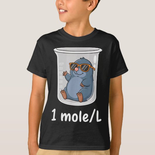 Science &amp; Technology Funny Chemistry 1 Mole L  Tシャツ (正面)