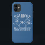 Science Answersカスタム iPhoneケース iPhone 11 ケース<br><div class="desc">「it」機能カスタマイズを使用して、このアイテムの背景色を変更（編集）し、自分の文字を追加もしできる。このデザインの他のアイテムについては、ストアを参照。</div>
