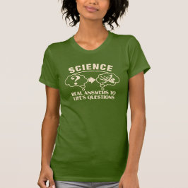 Science Answersシャツ – スタイルとカラーを選択 Tシャツ