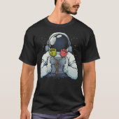 Science Astronaut DNA Roses by Tobe Fonseca Tシャツ (正面)