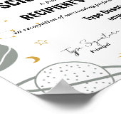 Science award with space theme ポスター (角)