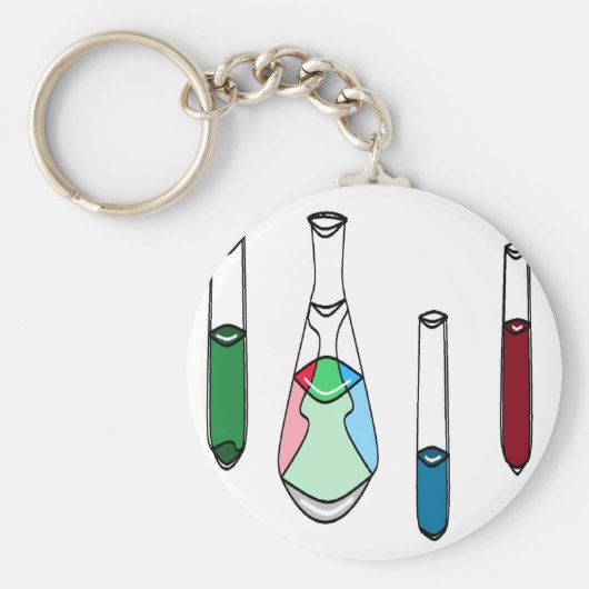 Science Beakers試験管ソリューションSTEM キーホルダー (正面)