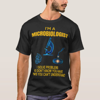 Science Biology Microbiology Lab Teacher Bacteria  Tシャツ