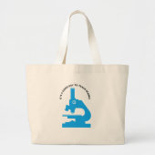 Science Blueは良い日教えだ ラージトートバッグ (正面)