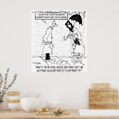 Science Cartoon 7084 ポスター (キッチン)