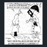 Science Cartoon 7084 ポスター<br><div class="desc">“Sign #93 that you’re dealing with somebody who’s hazy on the science.” Someone asks,  “What's the big deal about acid rain? Can’t we just make alkaline rain to counteract it?”</div>