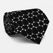 Science Chemistry Molecule Pattern Teacher black ネクタイ (ロール)