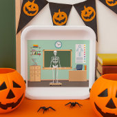 Science Class Skeleton ペーパープレート