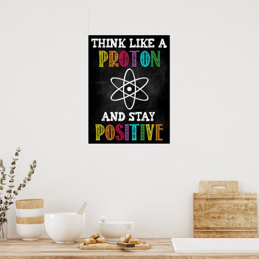 Science Classroom Printable Poster Art ポスター (キッチン)