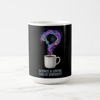  Science & Coffee Fueled Curiosity モーフィングマグカップ