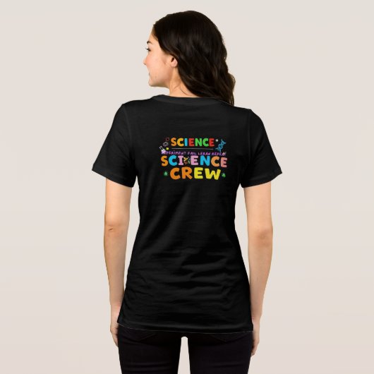 Science Crew – Experiment Fail Learn Repeat トライブレンドＴシャツ (裏面全面)