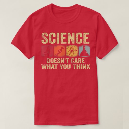 Science Does What 気に You Retroヴィンテージ Tシャツ (デザイン正面)