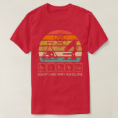 Science Doesnt Care What You Believe Funny Science Tシャツ (デザイン正面)