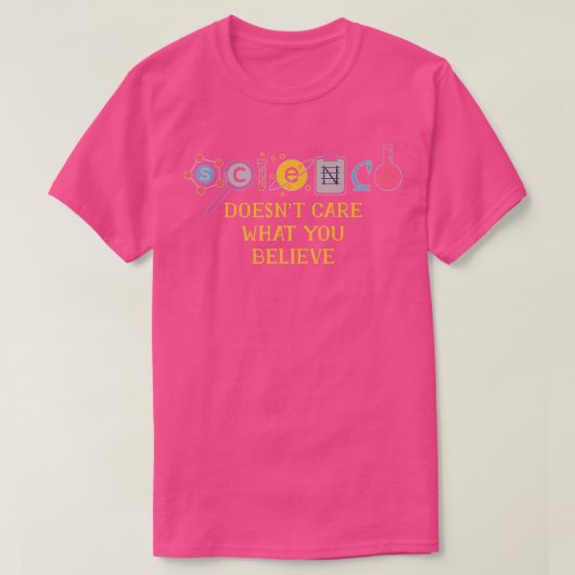 Science Doesn't Care What You Believe Premium1883 Tシャツ (デザイン正面)