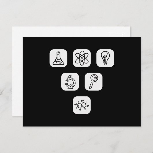 Science Elements Items ポストカード (正面/裏面)