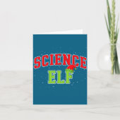 Science Elf Christmas Family Matching Group Xmas S カード (正面)