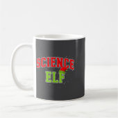 Science Elf Christmas Family Matching Group Xmas S コーヒーマグカップ (左)