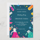 Science Experiment Party Invitation – Fun Lab  招待状 (正面)