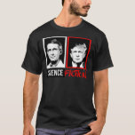 SCIENCE FICTION (Fauci vs. Trump)ステッカー Tシャツ<br><div class="desc">SCIENCE FICTION (Fauci vs. Trump)ステッカー</div>