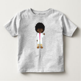 Science Girl、African American Girl、Scientist トドラーTシャツ