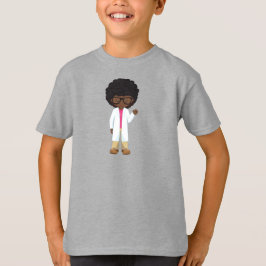 Science Girl、African American Girl、Scientist Tシャツ