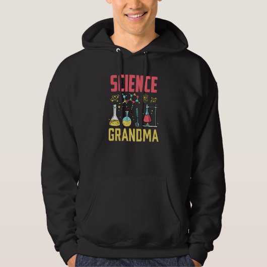 Science Grandma Scientist Research Researcher Job パーカ (正面)