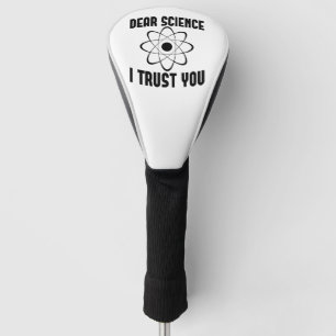 Science I Trust 親愛 You – 物理おもしろい先生 ゴルフヘッドカバー