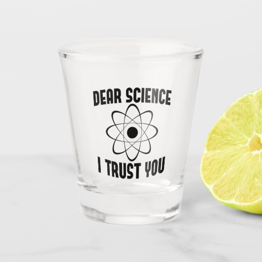 Science I Trust 親愛 You – 物理おもしろい先生 ショットグラス (正面)
