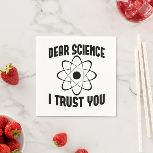 Science I Trust 親愛 You – 物理おもしろい先生 スタンダードカクテルナプキン (インサイチュ)