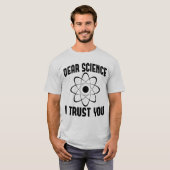 Science I Trust 親愛 You – 物理おもしろい先生 Tシャツ (正面フル)