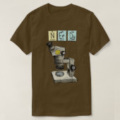 Science is Cool, Science, Nerd, Nerdy, Microscope Tシャツ (デザイン正面)