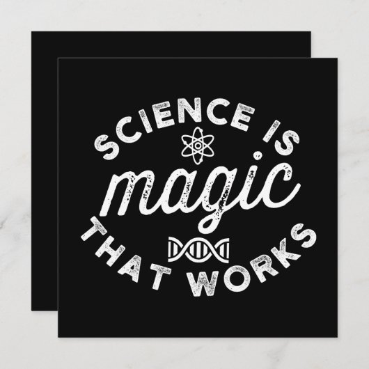 SCIENCE IS MAGIC THAT WORKS セーブザデート (正面/裏面)