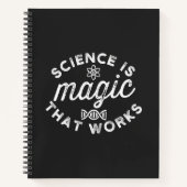 SCIENCE IS MAGIC THAT WORKS ノートブック (正面)