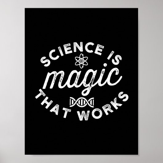 SCIENCE IS MAGIC THAT WORKS ポスター (正面)