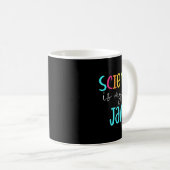 Science Is My Jam かわいい理科の先生への感謝 コーヒーマグカップ (正面右)