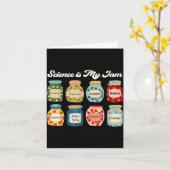 Science Is My Jam Teacher Shirt Stem Student Educa カード (黄色い花)