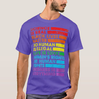 Science is Real Black Lives Matter Pride Month (36 Tシャツ