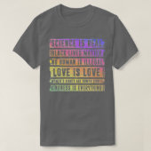 Science is Real Black Lives Matter Pride Month (48 Tシャツ (デザイン正面)
