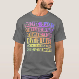 Science is Real Black Lives Matter Pride Month (48 Tシャツ