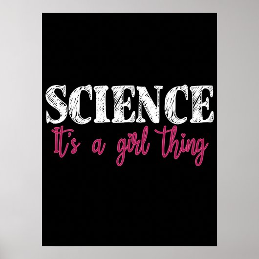Science - It's a Girl Thing ポスター (正面)